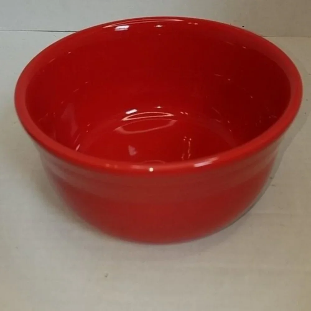 Fiestaware Fiesta CERAMIC Bowl Gusto Dish Scarlet Red 28 OZ